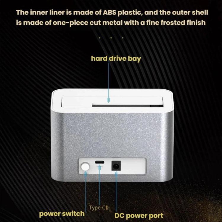 Carcasa externa portátil para disco duro Blueendless HD01 de 2,5/3,5 pulgadas con USB 3.0 para ordenadores de sobremesa y SATA., US Plug, EU Plug, UK Plug, AU Plug
