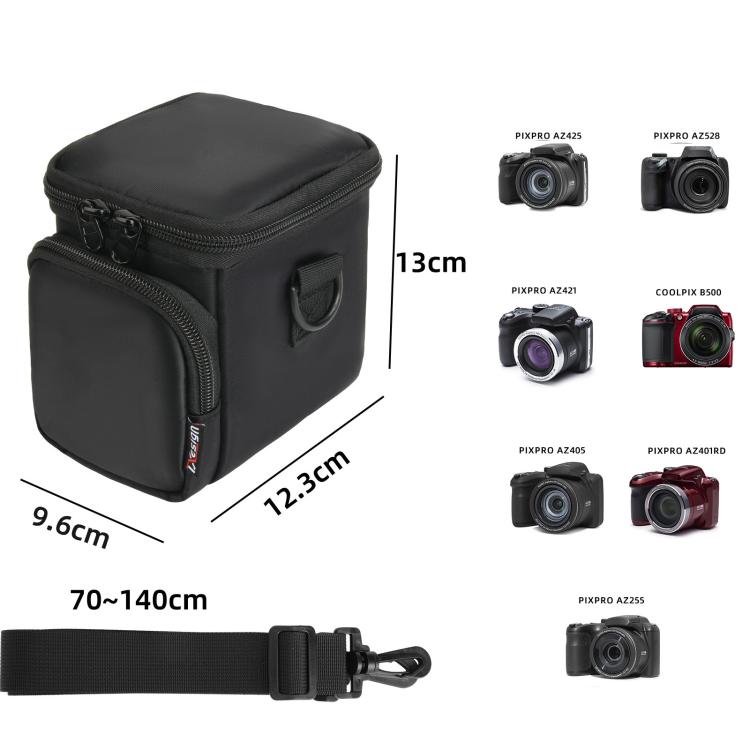 Bolso de hombro portátil para cámaras digitales Kodak PIXPRO AZ405 Series y Nikon COOLPIX B500. Estuche de transporte compacto., AZ405 Series Bag