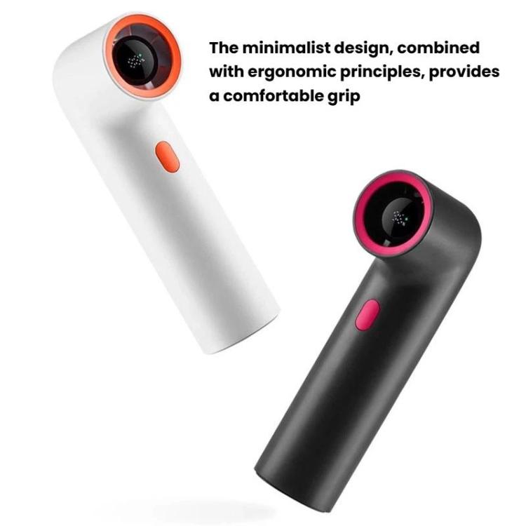 Ventilador de tubo curvo de alta velocidad F21 Mini Turbo Portátil con Pantalla Digital Ventilador de Mano de Alta Potencia