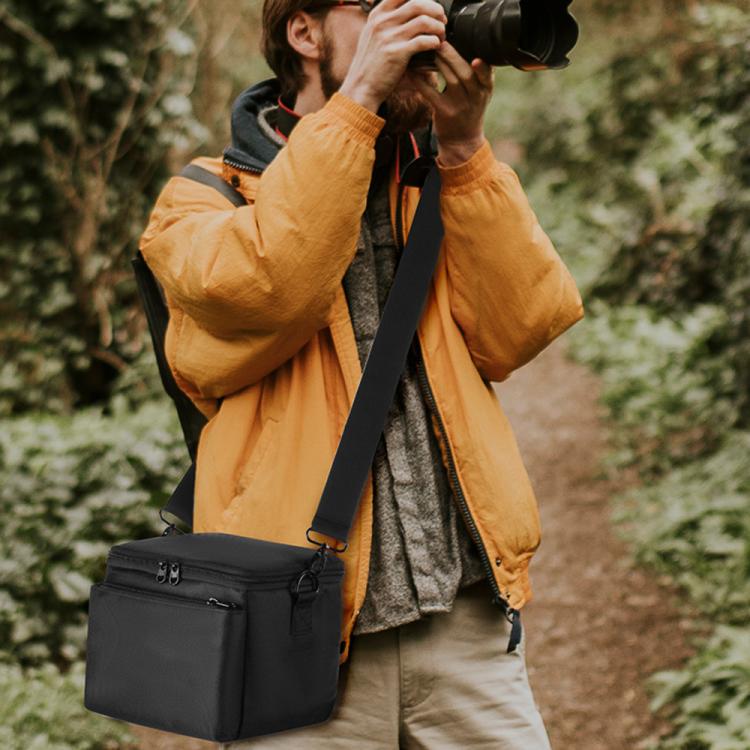 Bolso universal para cámara DSLR, bandolera portátil con doble separador de felpa., DSLR Camera Bag