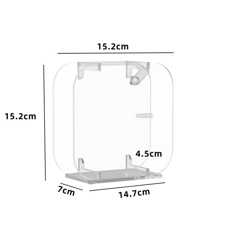 Soporte vertical de escritorio antideslizante de acrílico para Mac Mini M4 2024, For Mac Mini M4 Vertical