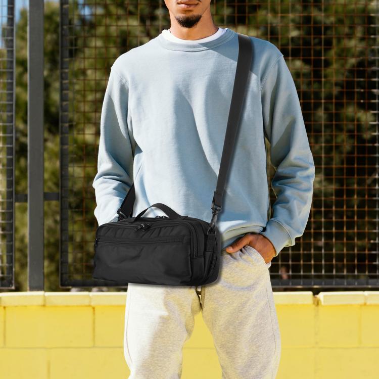 Funda de transporte para Nintendo Switch 1/2. Bolso bandolera protector con compartimento acolchado para consola, mandos y accesorios.