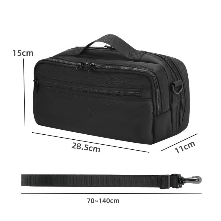 Funda de transporte para Nintendo Switch 1/2. Bolso bandolera protector con compartimento acolchado para consola, mandos y accesorios.