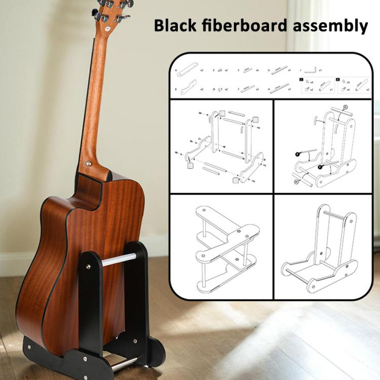 Soporte vertical de madera para guitarras eléctricas, acústicas y clásicas de 39 a 41 pulgadas. Soporte para almacenamiento y exhibición.