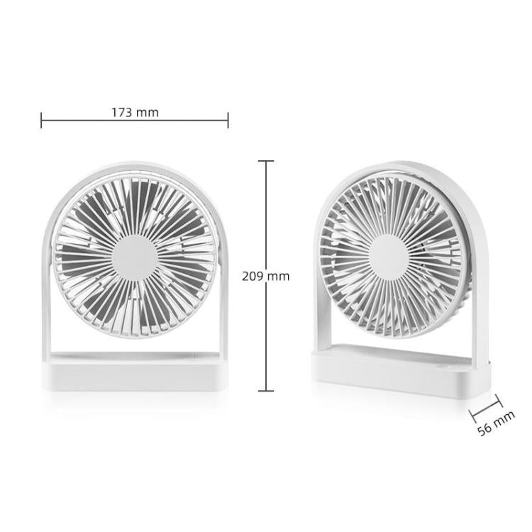 Ventilador de escritorio mini delgado F3A, ventilador de escritorio USB silencioso portátil recargable