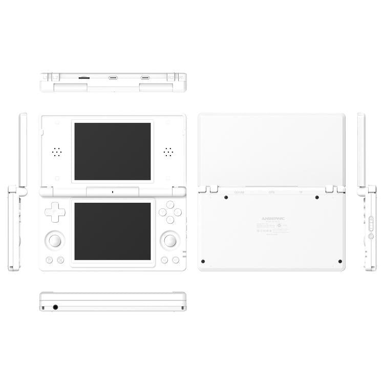 Consola de juegos portátil ANBERNIC RG DS Flip de doble pantalla con pantalla táctil IPS de 4 pulgadas y dispositivo de juegos con IA (3+32 GB)