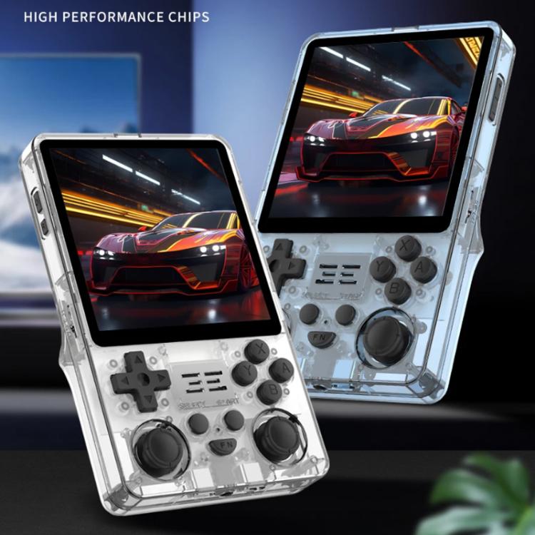 Consola de juegos portátil Powkiddy RGB20SX con pantalla IPS de 4 pulgadas, salida HDMI para TV, dos ranuras para tarjetas TF, Wi-Fi y Bluetooth integrados., 16+64G, 16+128G