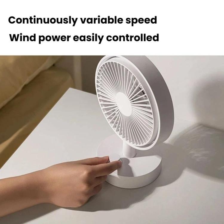 Ventilador de escritorio multifunción giratorio portátil para el hogar, la oficina y el dormitorio, silencioso y con carga USB., F4 Standard, F4 Screen Display