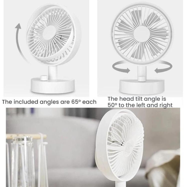 Ventilador de escritorio multifunción giratorio portátil para el hogar, la oficina y el dormitorio, silencioso y con carga USB., F4 Standard, F4 Screen Display