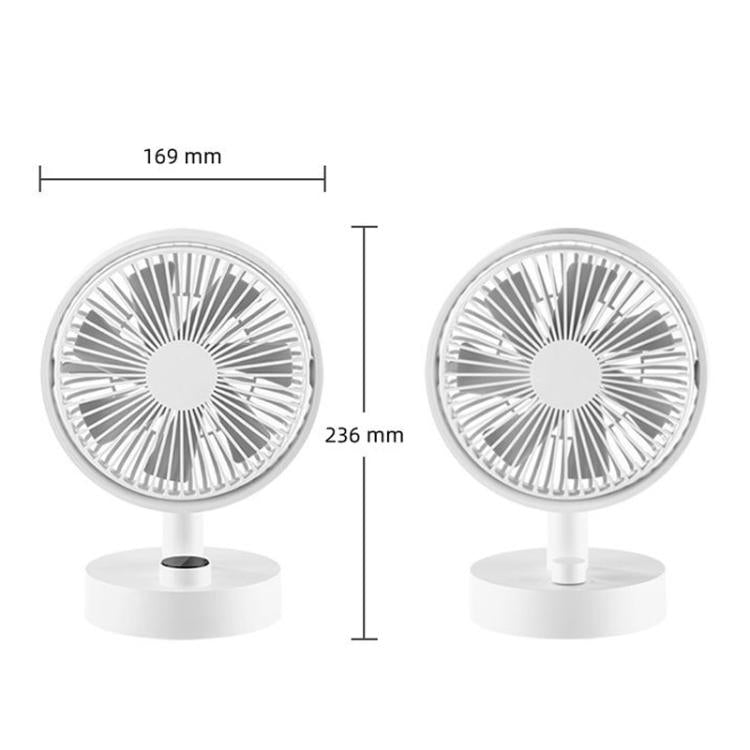 Ventilador de escritorio multifunción giratorio portátil para el hogar, la oficina y el dormitorio, silencioso y con carga USB., F4 Standard, F4 Screen Display