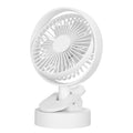 Ventilador de sobremesa oscilante F5 con clip, carga USB, mini ventilador de mesa, F5