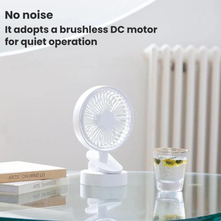 Ventilador de sobremesa oscilante F5 con clip, carga USB, mini ventilador de mesa, F5