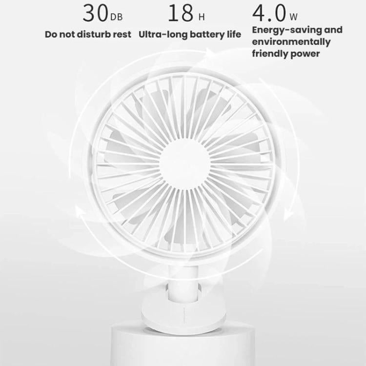 Ventilador de sobremesa oscilante F5 con clip, carga USB, mini ventilador de mesa, F5