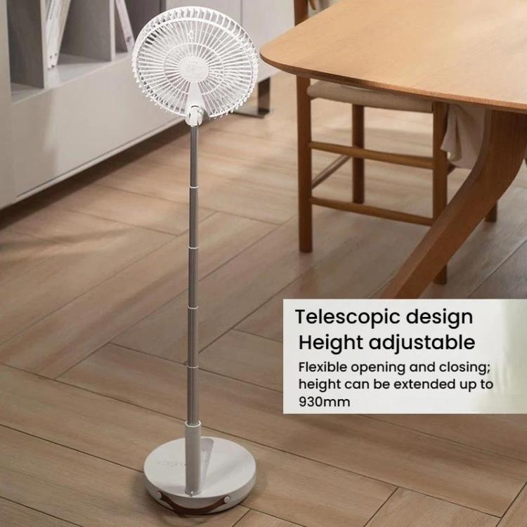 Ventilador de escritorio plegable telescópico F11, mini ventilador de escritorio portátil con carga para exteriores., F11