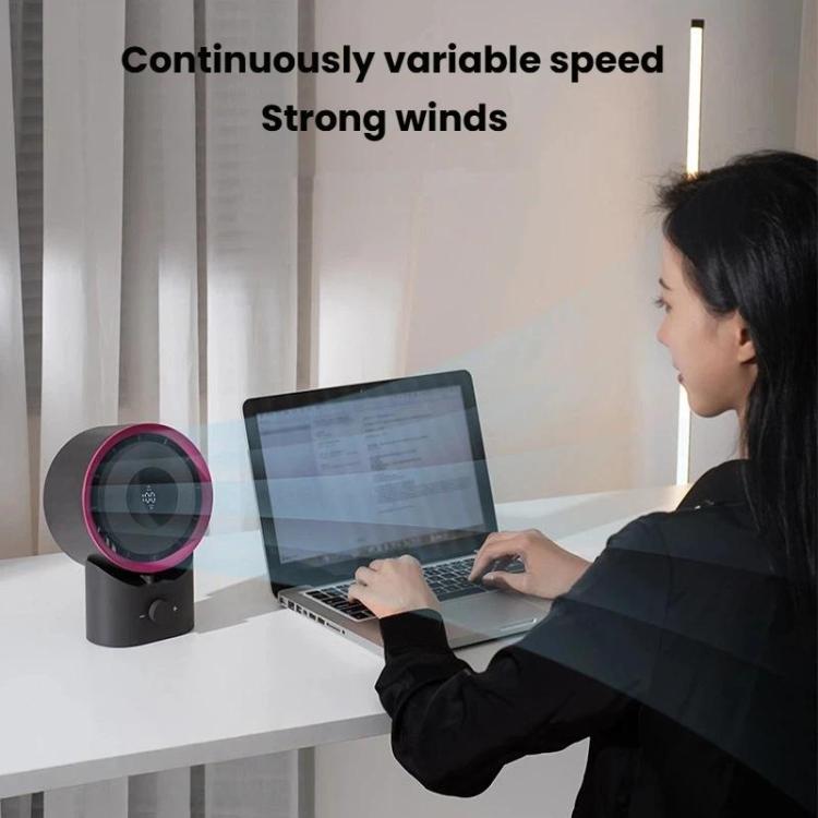 Ventilador de escritorio F6 con carga USB, ventilador eléctrico doméstico de alta potencia., Standard 4000mAh