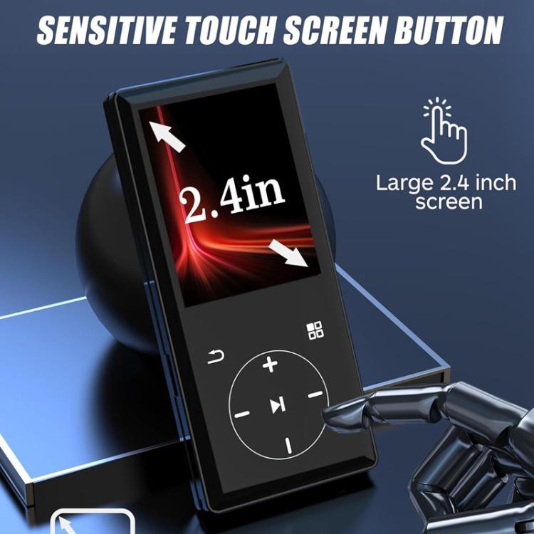 Reproductor MP3 portátil compacto con pantalla táctil y Bluetooth Walkman, 4GB, 8GB, 16GB, 32GB, 64GB