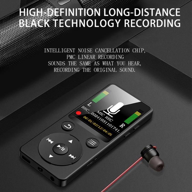 Reproductor de música MP3 Escuchar música Grabar por voz Leer libros electrónicos Radio portátil Bluetooth, 4GB, 8GB, 16GB, 32GB, 64GB
