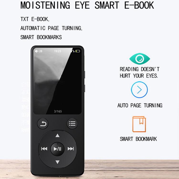 Reproductor de música MP3 Escuchar música Grabar por voz Leer libros electrónicos Radio portátil Bluetooth, 4GB, 8GB, 16GB, 32GB, 64GB