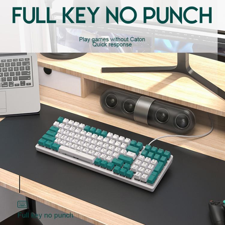 Teclado mecánico ruso FREE WOLF K3 con cable de 1,5 m para juegos., Micro-Light Hot-Swap Red Switch, Aqua Green Hot-Swap Blue Switch, Welding Switch Aqua Green Red Switch, Welding Switch Bee Red Switch, Welding Switch Micro-Light Red Switch            ...