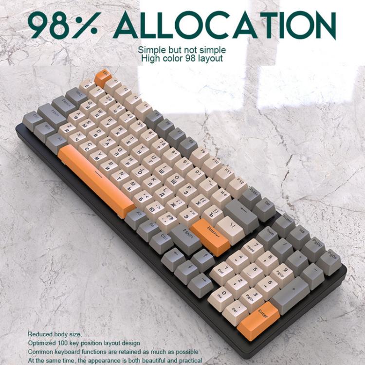 Teclado mecánico ruso FREE WOLF K3 con cable de 1,5 m para juegos., Micro-Light Hot-Swap Red Switch, Aqua Green Hot-Swap Blue Switch, Welding Switch Aqua Green Red Switch, Welding Switch Bee Red Switch, Welding Switch Micro-Light Red Switch            ...