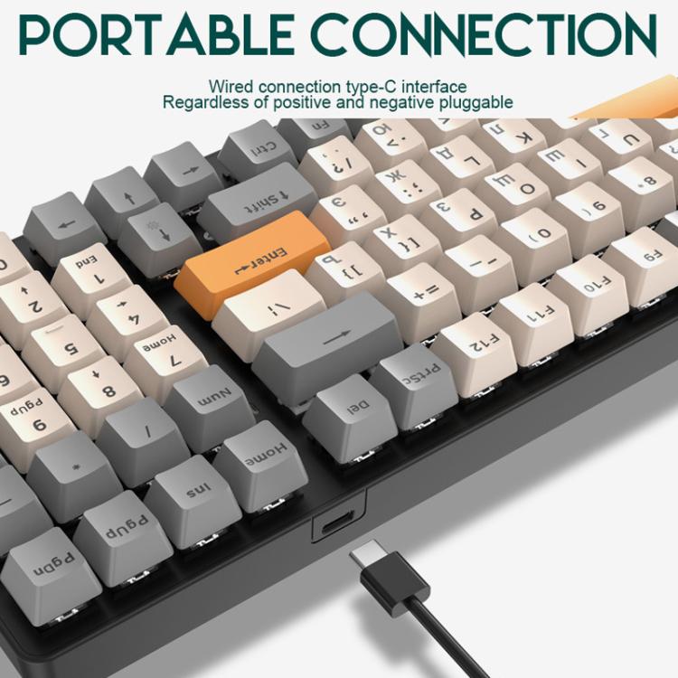 Teclado mecánico ruso FREE WOLF K3 con cable de 1,5 m para juegos., Micro-Light Hot-Swap Red Switch, Aqua Green Hot-Swap Blue Switch, Welding Switch Aqua Green Red Switch, Welding Switch Bee Red Switch, Welding Switch Micro-Light Red Switch            ...