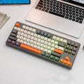 Teclado mecánico inalámbrico Bluetooth de modo dual FREE WOLF M87 Russian 2.4G