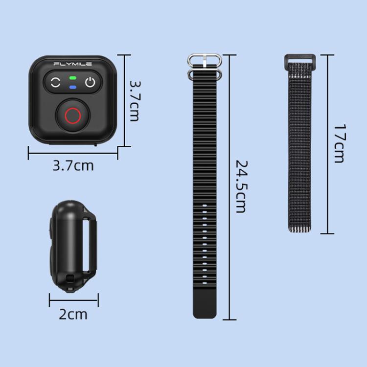 Controlador Bluetooth inteligente Flymile de 51 m para cámaras de acción
