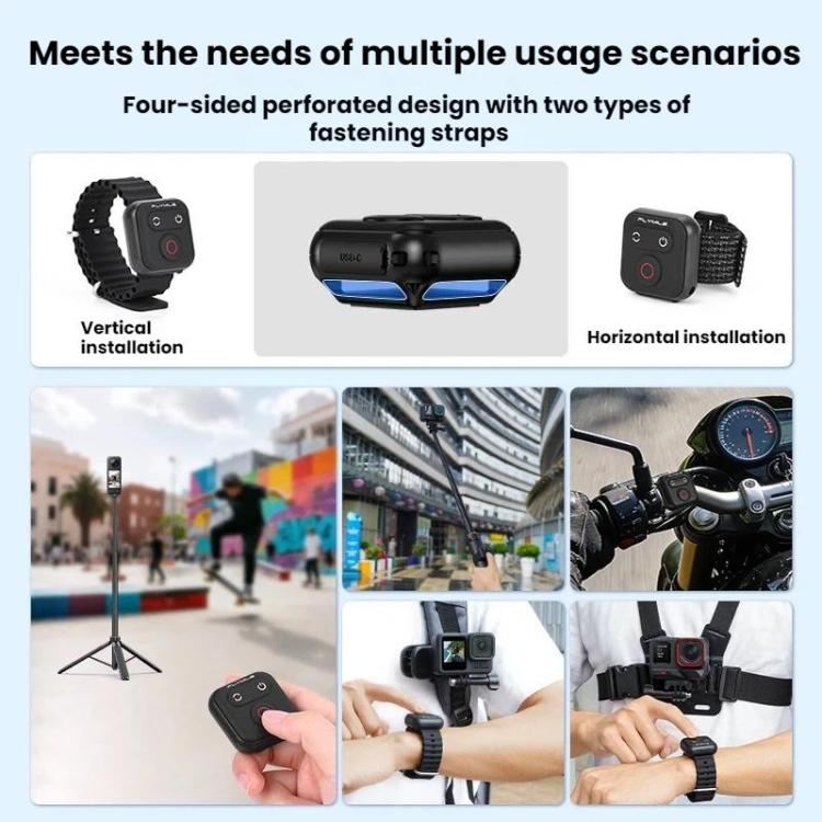 Controlador Bluetooth inteligente Flymile de 51 m para cámaras de acción