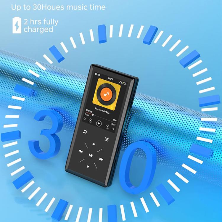 Altavoz musical A8 con ranura para tarjeta, Hi-Fi, MP3 sin pérdidas, pantalla táctil, Bluetooth, FM, reproductor de vídeo y lector de novelas., 4GB, 8GB, 16GB, 32GB, 64GB