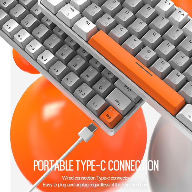 Teclado mecánico ruso ZIYOULANG T60 con cable de 1,5 m e iluminación para juegos., Microglow Blue Switch, Microglow Red Switch, Bee Blue Switch, Bee Red Switch, Blue Red Switch, Aqua Green Blue Switch, Chalk Blue Switch