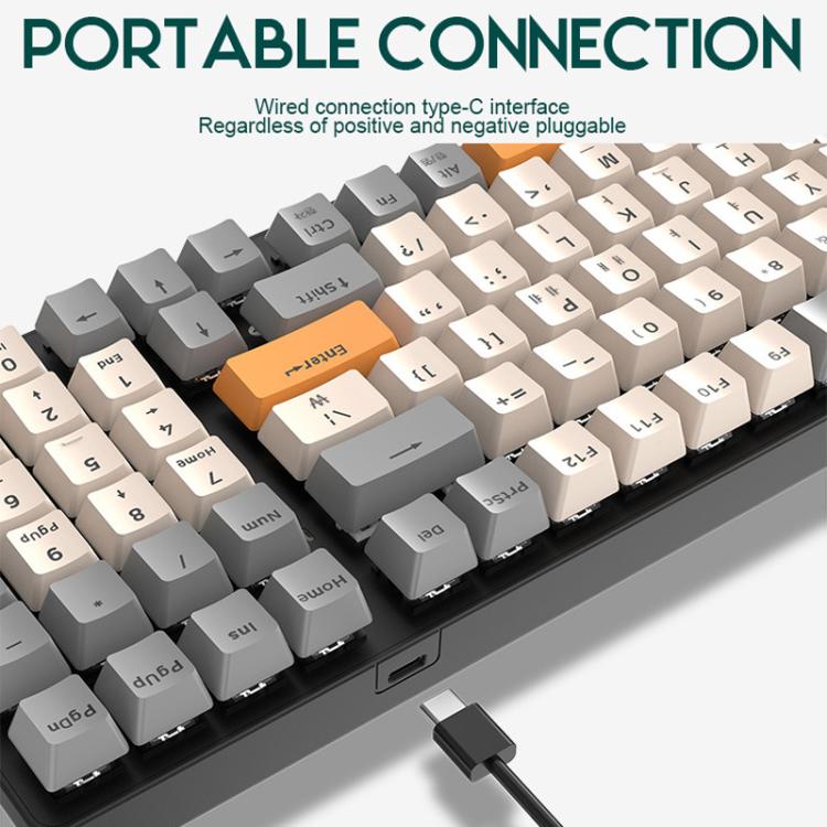 Teclado mecánico con cable ZIYOULANG K3 coreano de 1,5 m, Microglow Hot-Swap Red Switch, Aqua Green Hot-Swap Blue Switch, Welding Switch Aqua Green Red Switch, Welding Switch Bee Red Switch, Welding Switch Microglow Red Switch