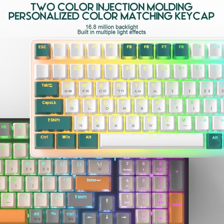 Teclado mecánico con cable ZIYOULANG K3 coreano de 1,5 m, Microglow Hot-Swap Red Switch, Aqua Green Hot-Swap Blue Switch, Welding Switch Aqua Green Red Switch, Welding Switch Bee Red Switch, Welding Switch Microglow Red Switch