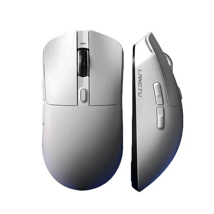Ratón inalámbrico Bluetooth LANGTU M8 de triple modo, ligero para juegos.