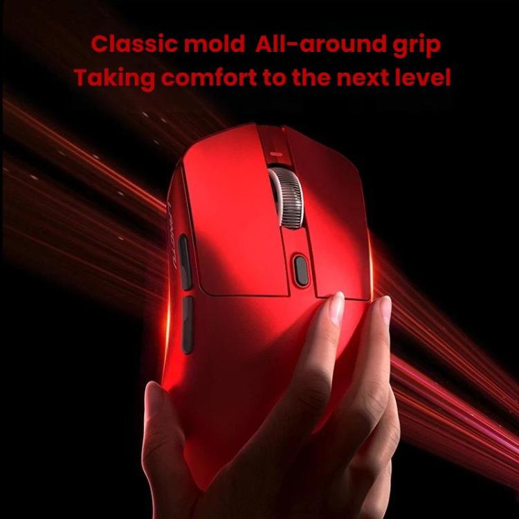 Ratón inalámbrico Bluetooth LANGTU M8 de triple modo, ligero para juegos.