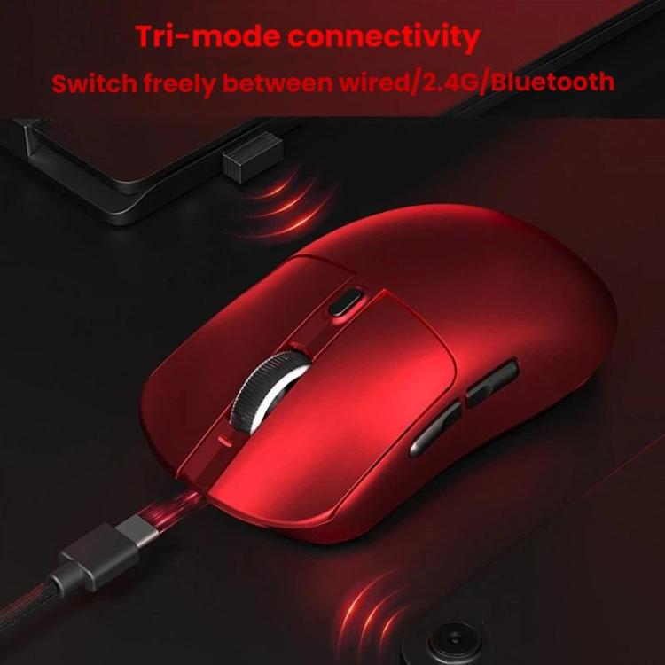 Ratón inalámbrico Bluetooth LANGTU M8 de triple modo, ligero para juegos.