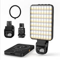 Luz LED magnética para selfies con 128 LEDs, luz de relleno LED para videoconferencias, transmisiones en vivo, cámaras, teléfonos y computadoras portátiles.