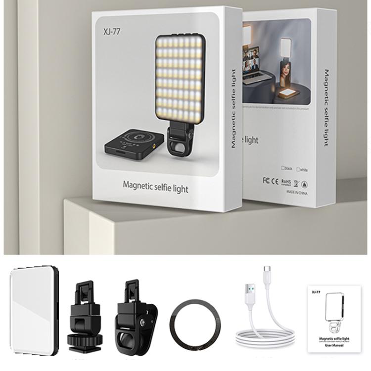 Luz LED magnética para selfies con 128 LEDs, luz de relleno LED para videoconferencias, transmisiones en vivo, cámaras, teléfonos y computadoras portátiles.