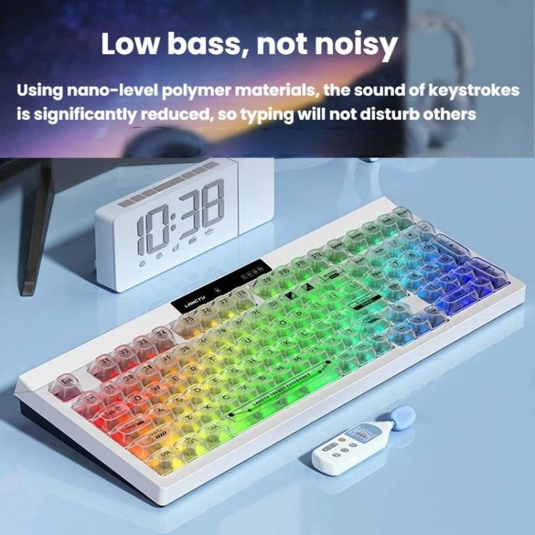 Teclado mecánico para juegos LANGTU L102 con cable de 1,5 m e iluminación RGB.