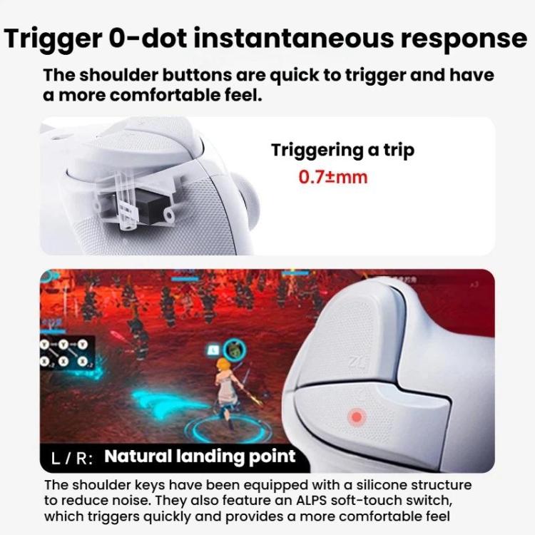 Mando mecánico para juegos MOBAPAD Pro2-HD con joystick TMR para Switch / Switch2