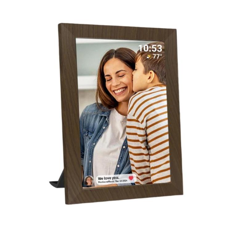 Marco de fotos inteligente MSR-F1004 de 10,1 pulgadas con Wi-Fi, rotación automática y pantalla táctil IPS HD., US Plug, EU Plug, UK Plug, AU Plug