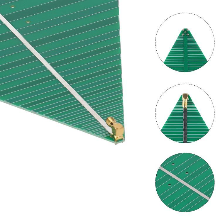 Antena logarítmica periódica de banda ultraancha UWB WiFi de 600-6000 MHz, HT-686