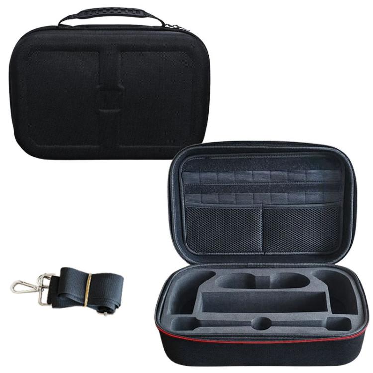 Estuche rígido de transporte para Switch 2 con compartimento interior extraíble para la consola y juego completo de accesorios.