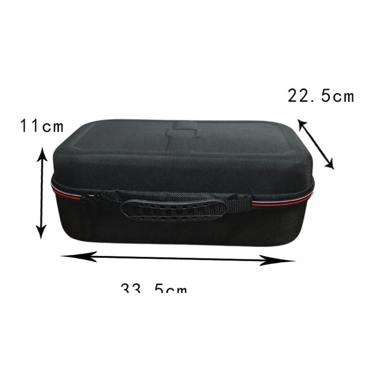 Estuche rígido de transporte para Switch 2 con compartimento interior extraíble para la consola y juego completo de accesorios.