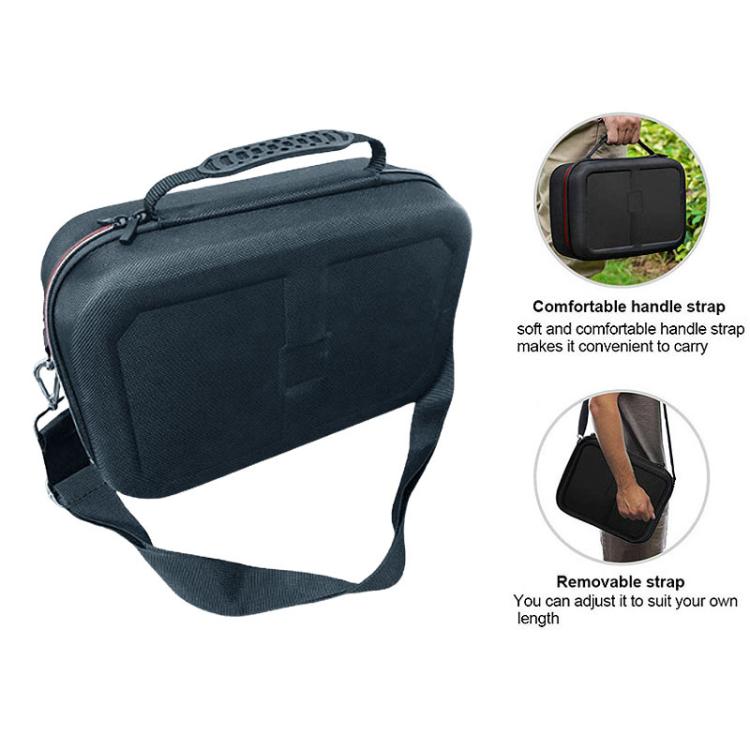 Estuche de transporte OLED para Nintendo Switch, bolsa de almacenamiento rígida de EVA para el juego completo de accesorios con correa para el hombro.