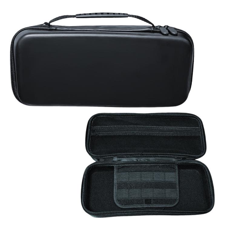 Funda protectora rígida de piel sintética PU para Steam Deck OLED, con 10 ranuras para tarjetas de juego.