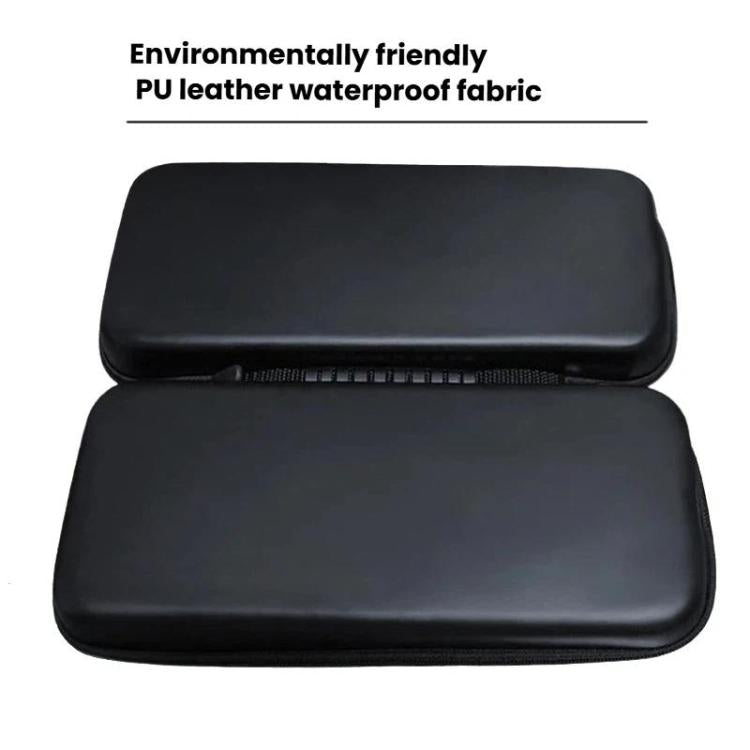 Funda protectora rígida de piel sintética PU para Steam Deck OLED, con 10 ranuras para tarjetas de juego.