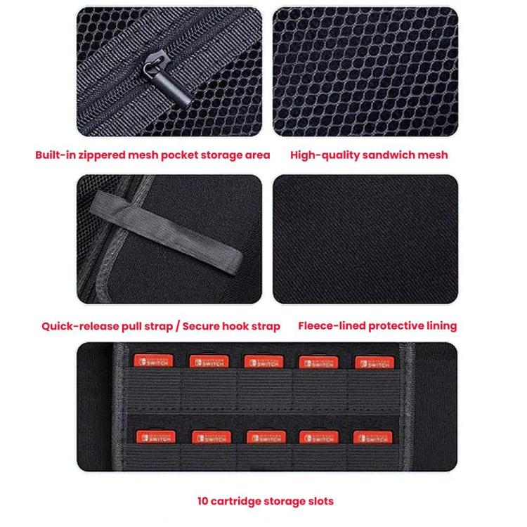 Funda protectora rígida de piel sintética PU para Steam Deck OLED, con 10 ranuras para tarjetas de juego.