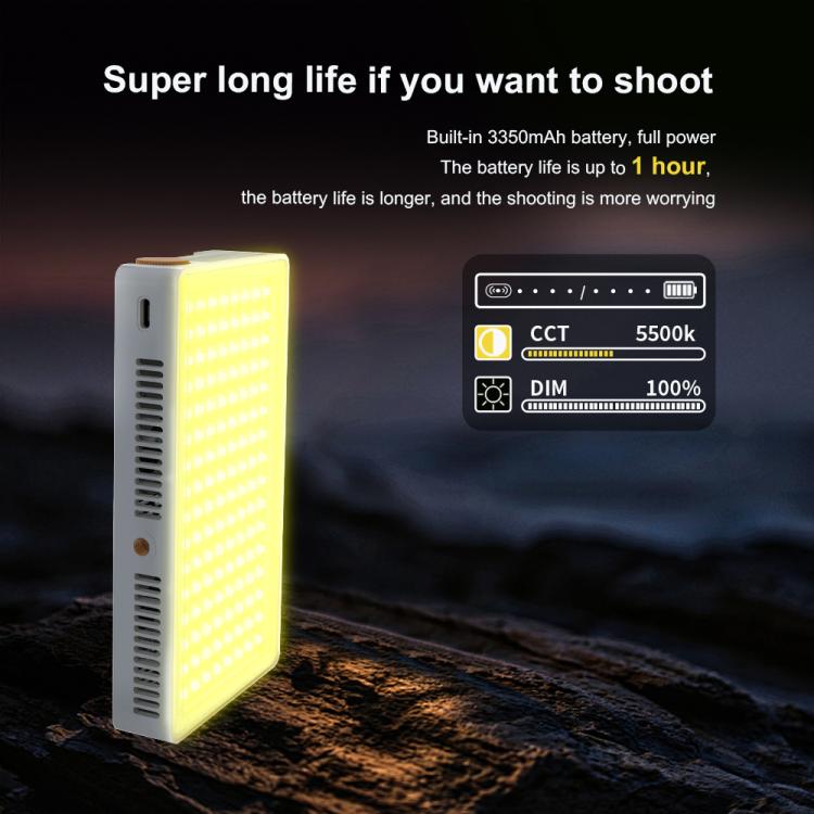 Luz de relleno para exteriores Mamen de 25 W, RGB a todo color, para cámaras y transmisiones en vivo., 25R