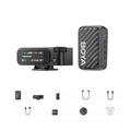 Micrófono de solapa inalámbrico BOYA MIC2 para móviles, cámaras, retransmisiones en directo, reducción de ruido y grabación de cine y televisión., 03 1 To 1 No Case, 02 1 To 2 With Case No Lapel Mic, 01 1 To 2 With Case+Lapel Mic
