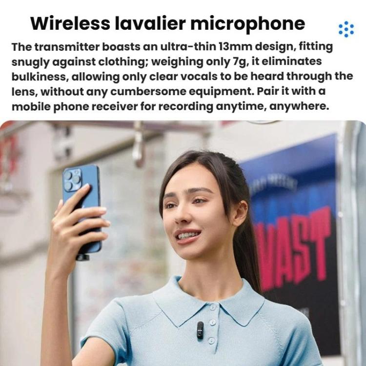 Micrófono de solapa inalámbrico flexible BOYA Magic 4 en 1 para transmisiones en vivo con reducción de ruido, entrevistas y micrófono de escritorio., 07 Type-C 1 To 1 With Charging Case, 05 Type-C 1 To 2 With Charging Case                              ...